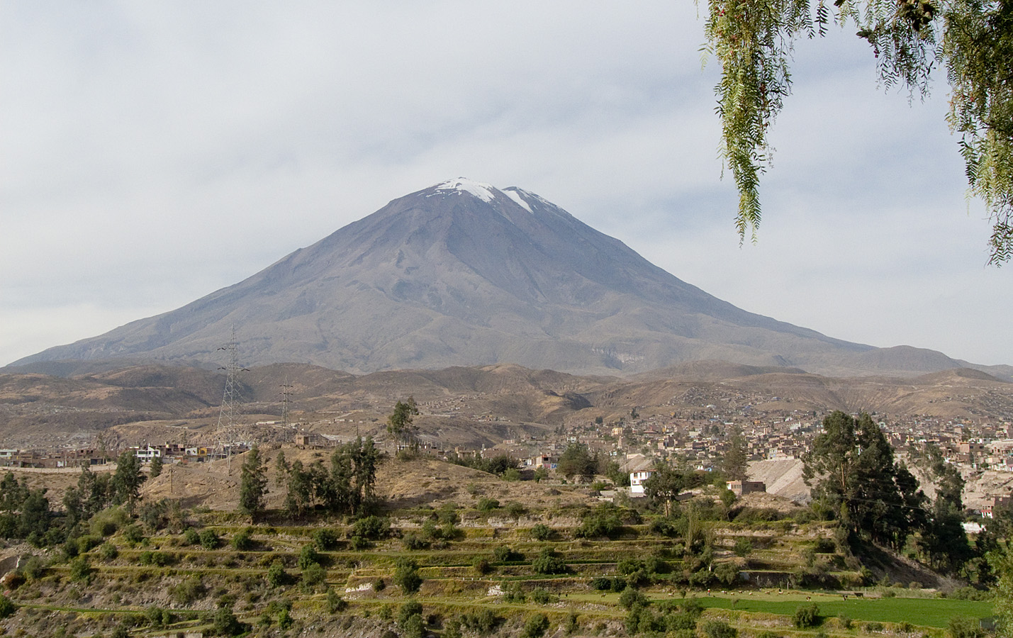 El Misti Volcano from Arequipa