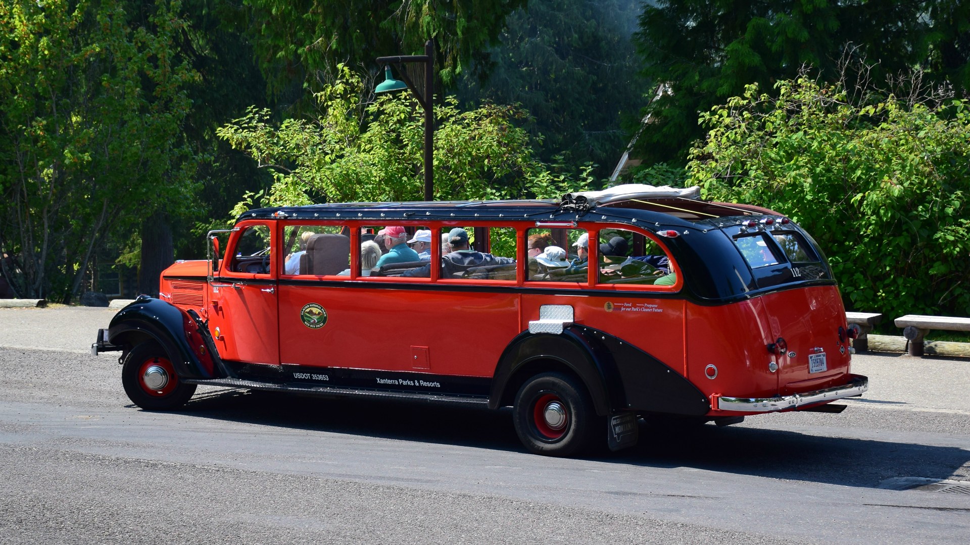 Tour Bus, Glacier National Park