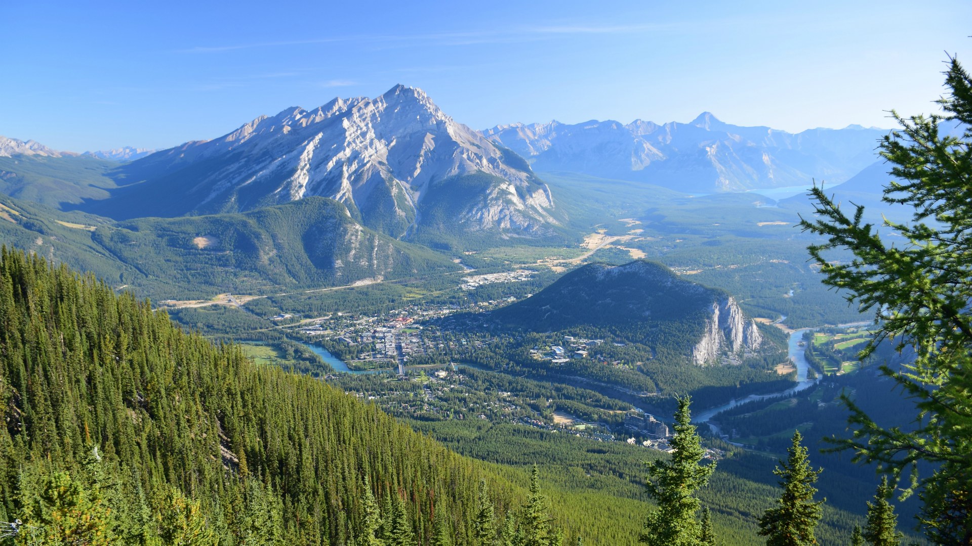 View from Sulphur Mountain, Banff National Park