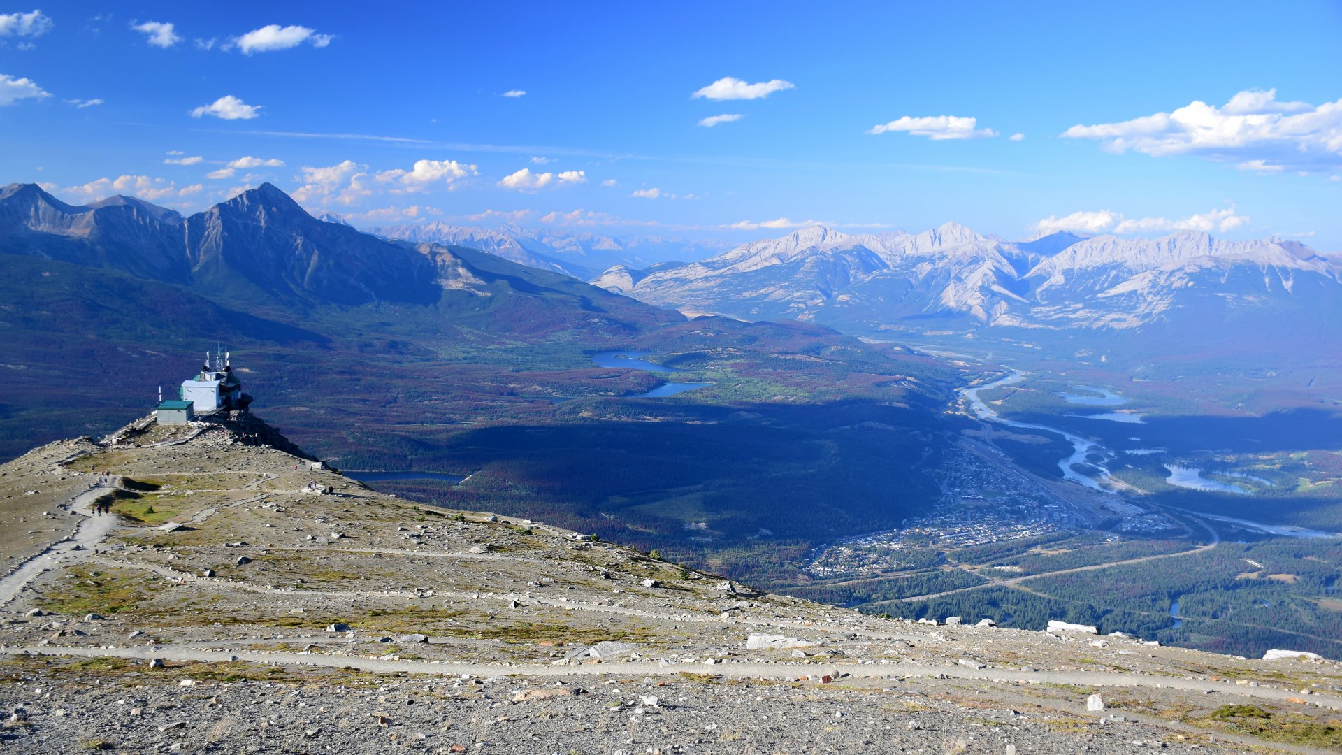 View from path to Whistler Summit, Jasper National Park