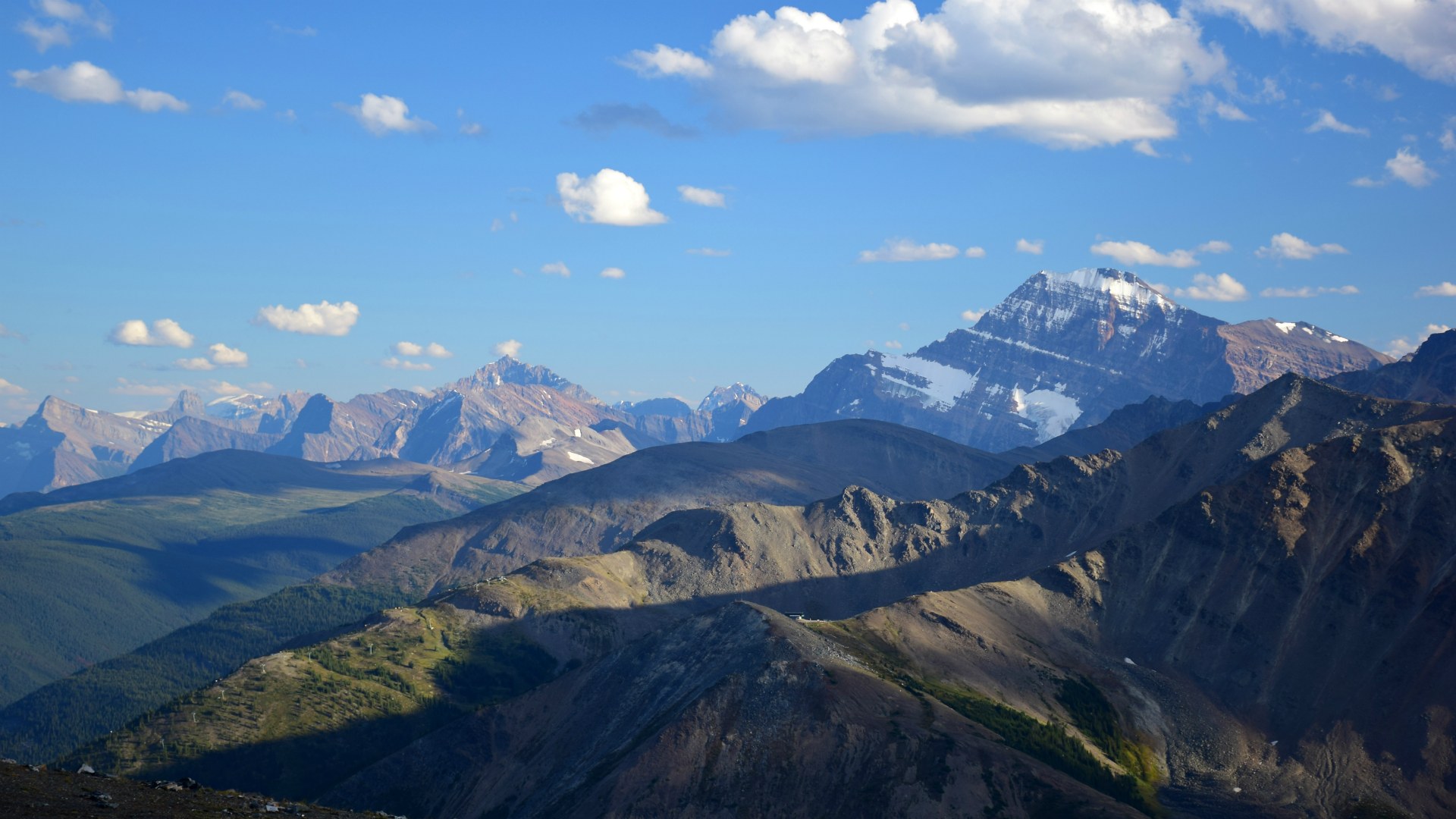 View from Whistler Summit, Jasper National Park