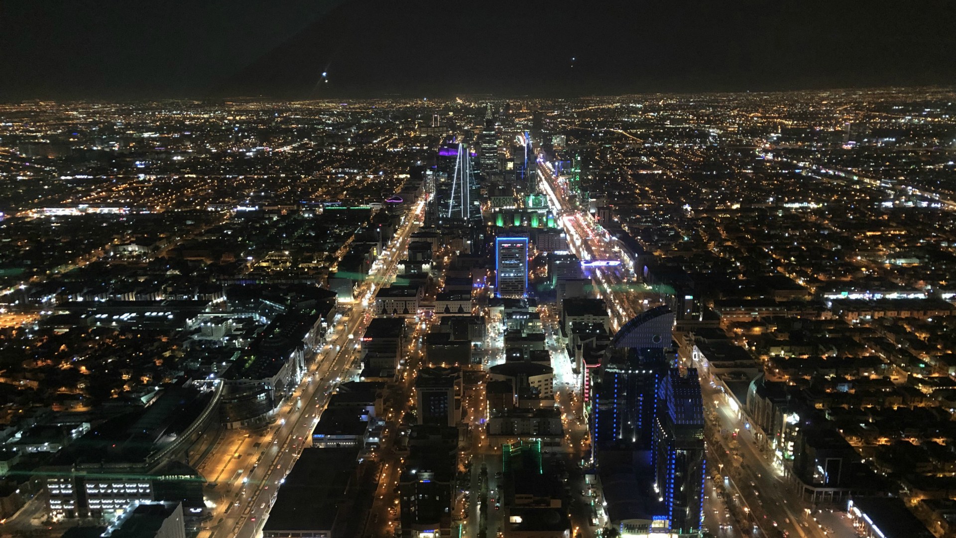 View from Kingdom Centre Tower, Riyadh
