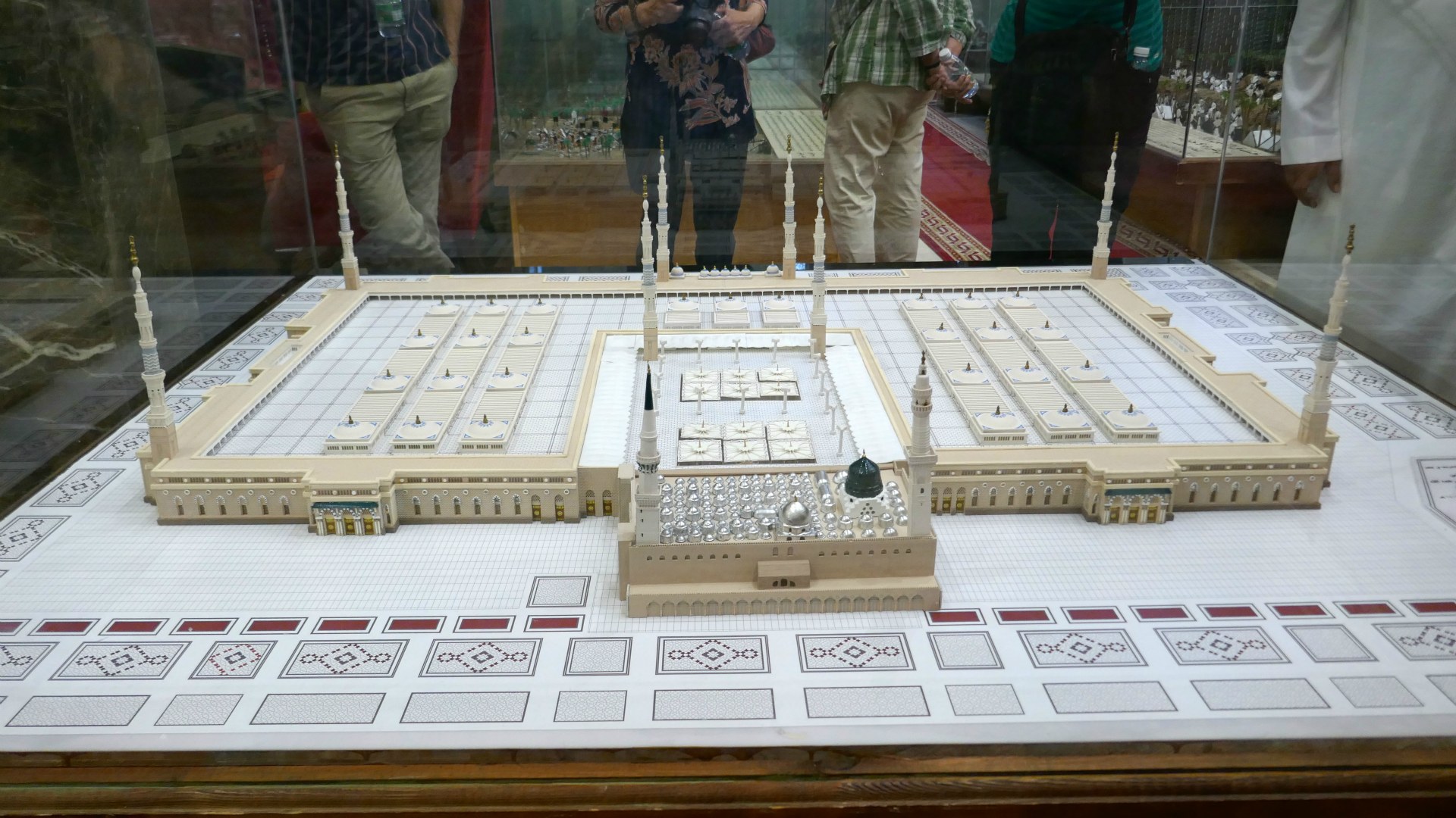 Model of Prophet's Mosque, Dar Al-Madinah Museum, Medina