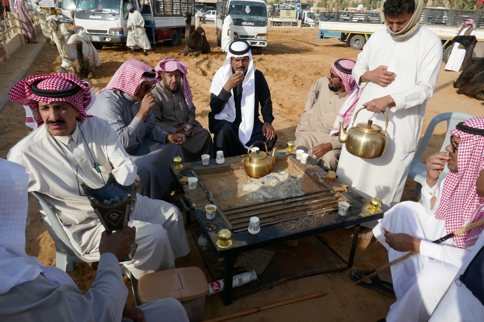Coffee and Dates, Camel Market, Buraydah