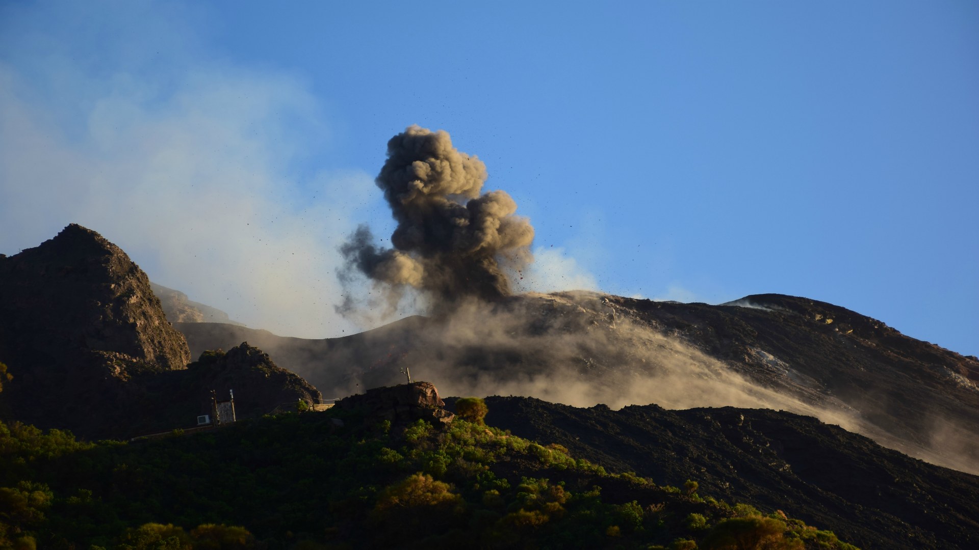 Volcanic activity, Stromboli, Aeolian Islands