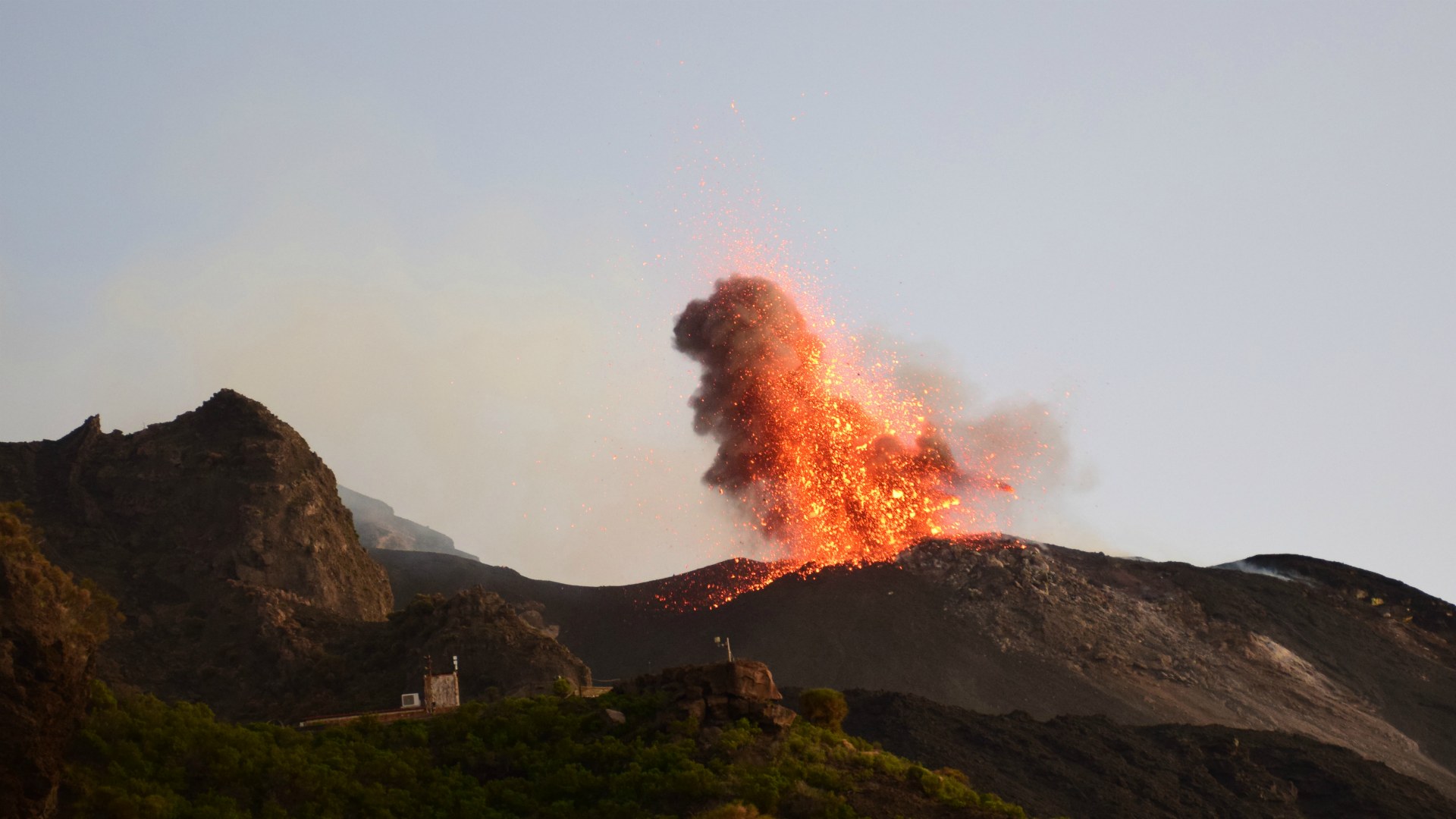 Volcanic activity, Stromboli, Aeolian Islands