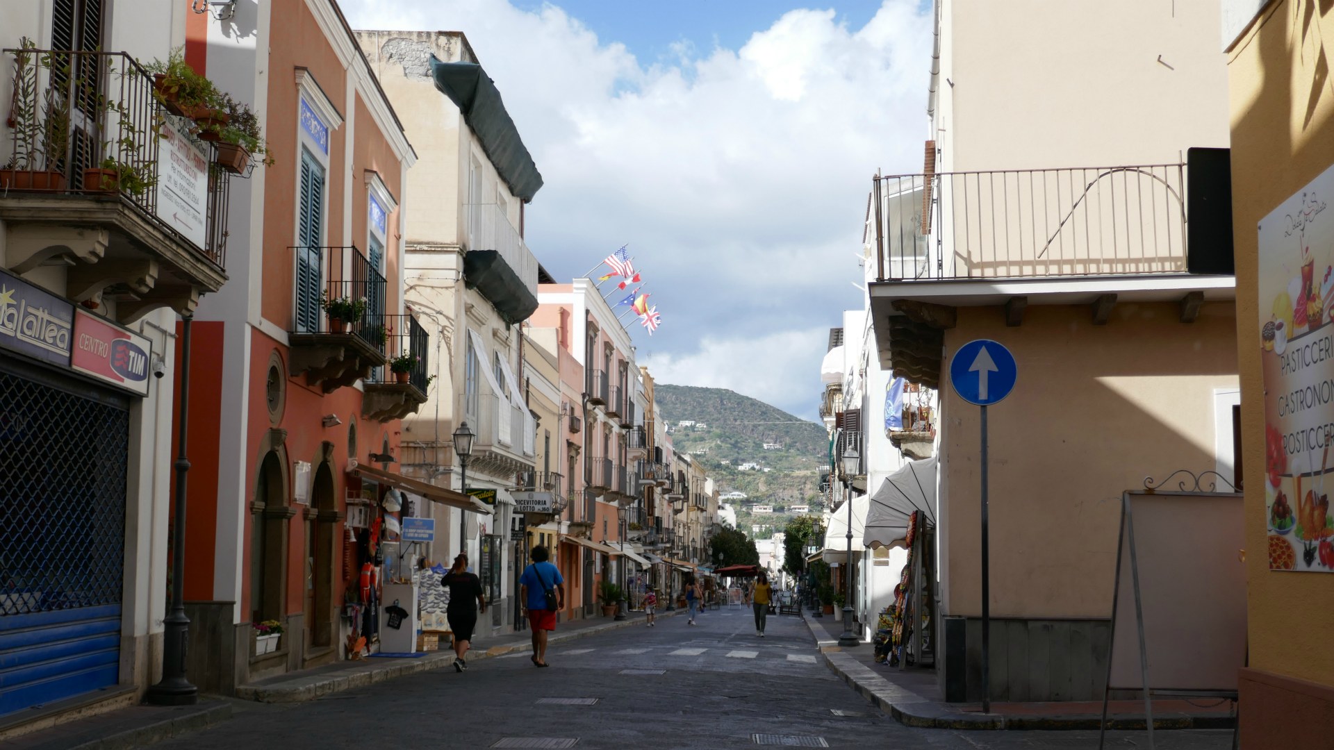 Corso Vittorio Emanuele II, Lipari, Aeolian Islands