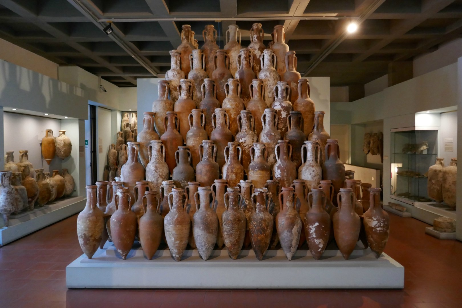 Roman Amphoras, Archeological Museum, Lipari, Aeolian Islands