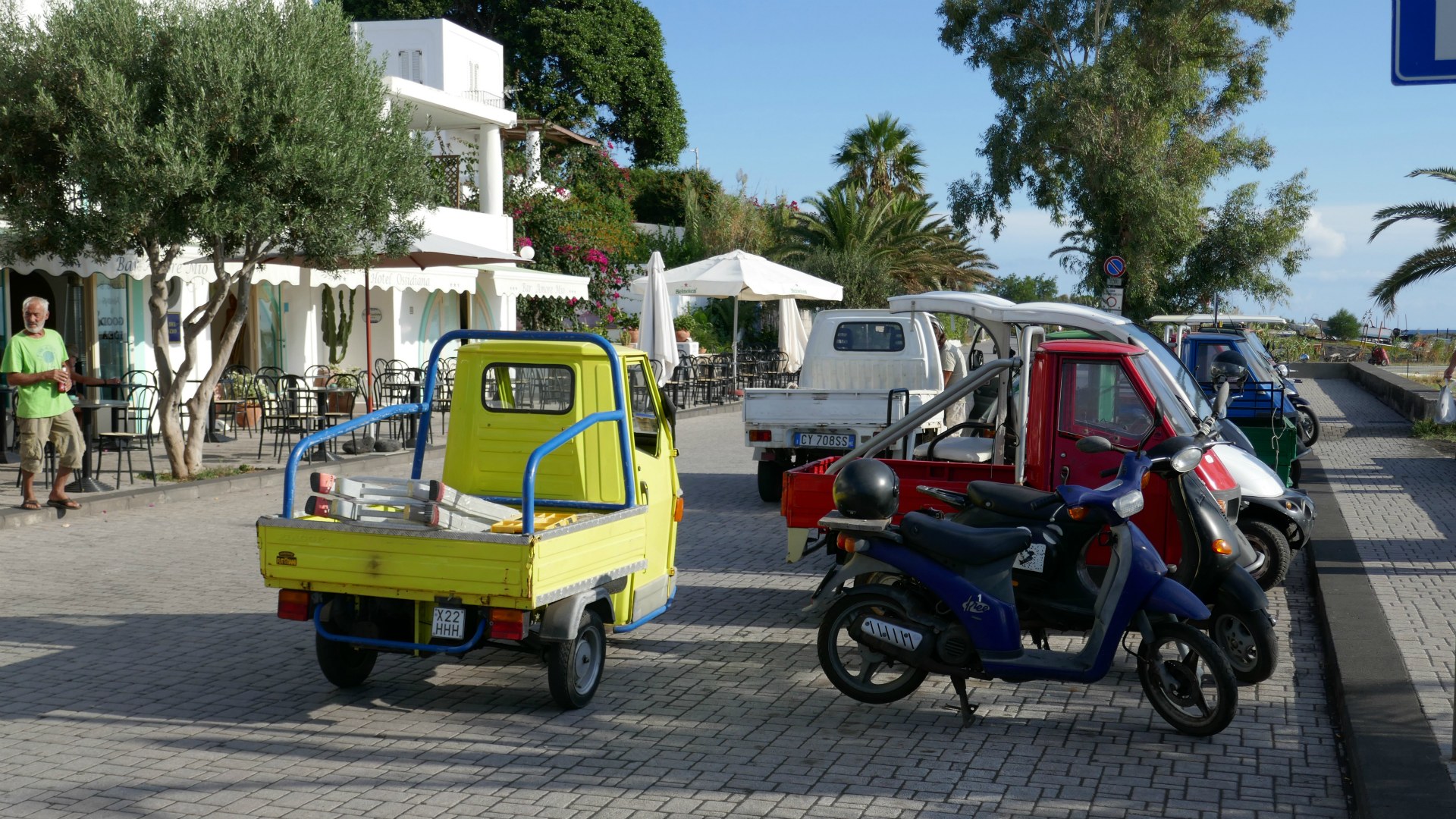 Island vehicles, Stromboli, Aeolian Islands