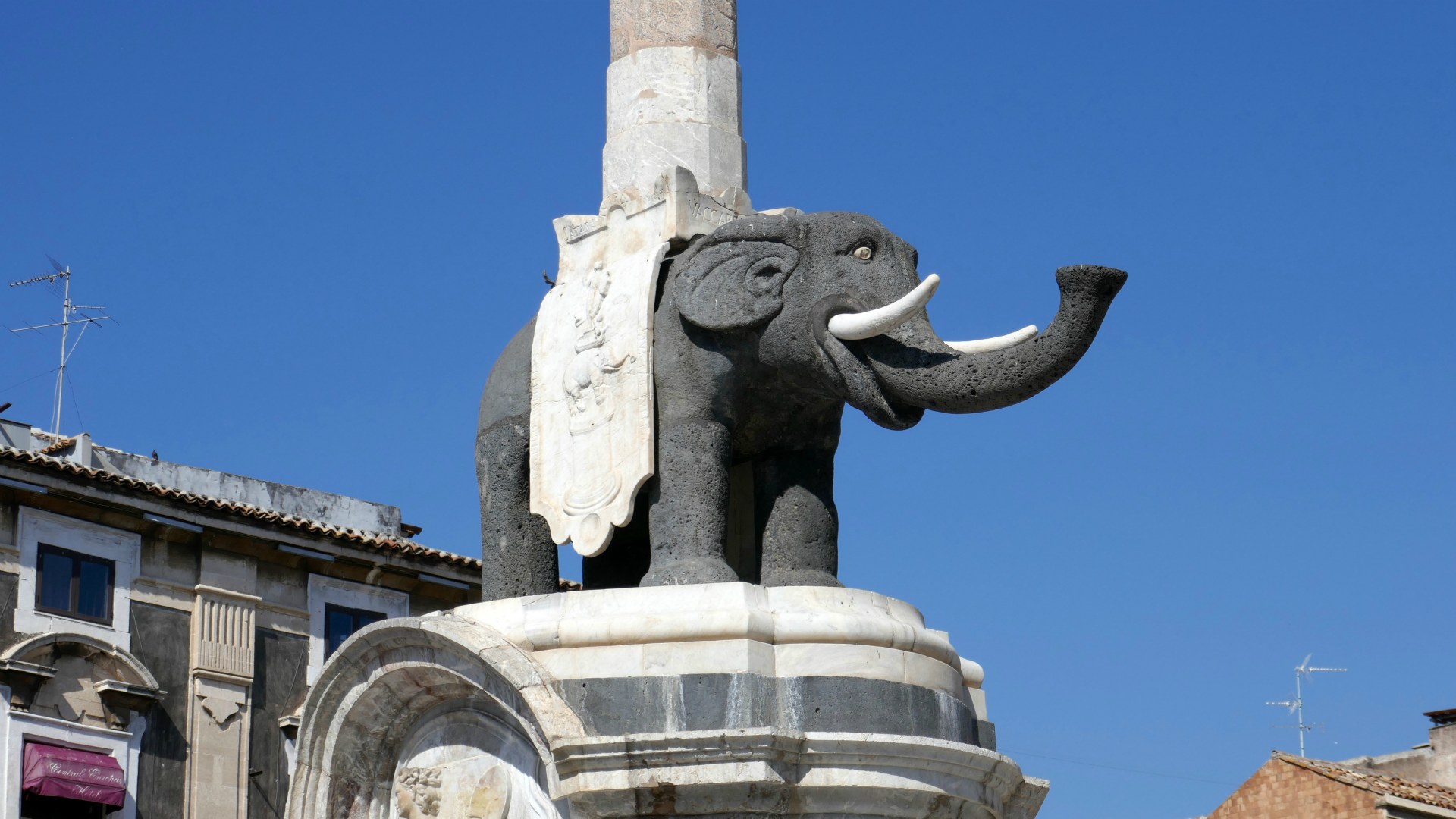 Basalt Elephant, Piazza del Duomo, Catania