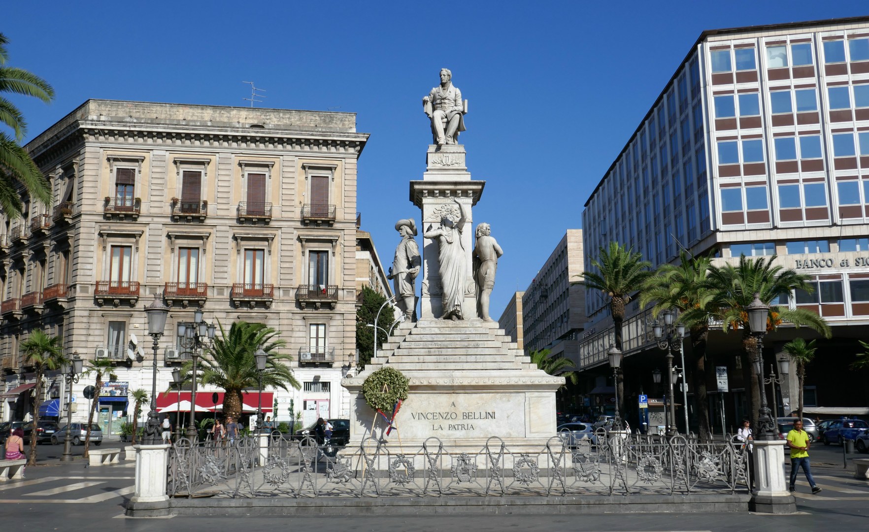 Monument to Vincenzo Bellini, Catania, Sicily
