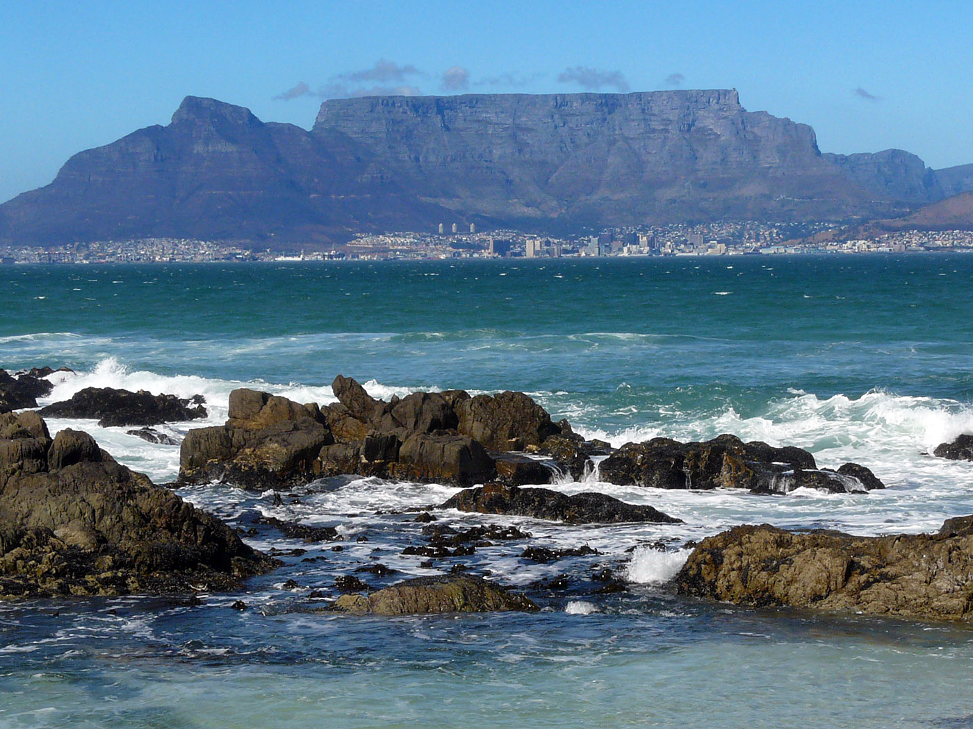 Table Mountain from Bloubergstrand, Cape Town