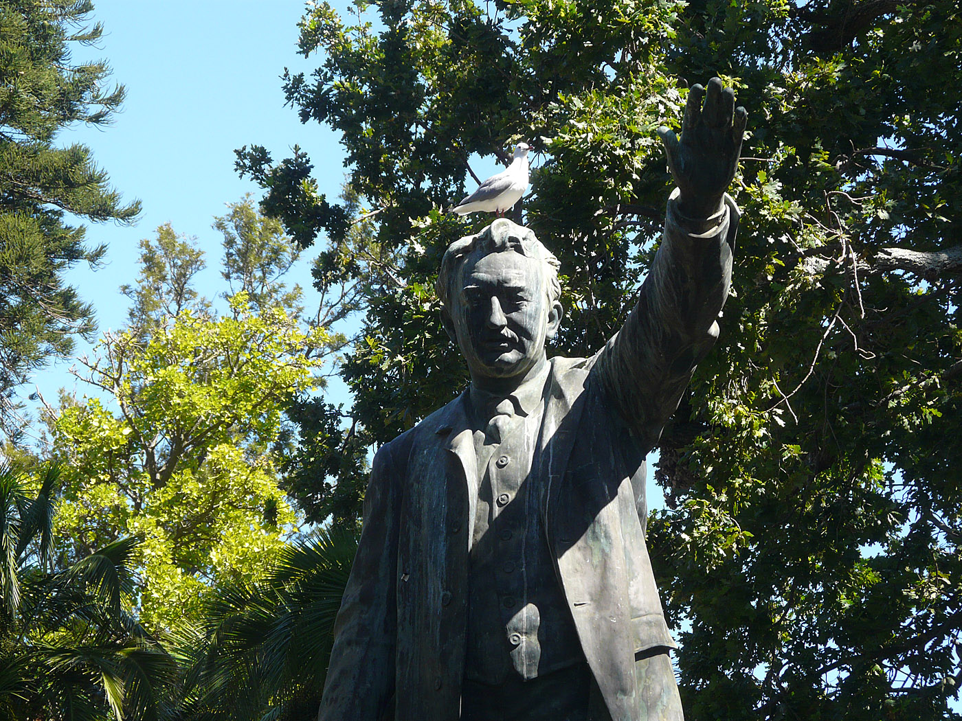 Cecil Rhodes statue, Company Gardens, Cape Town