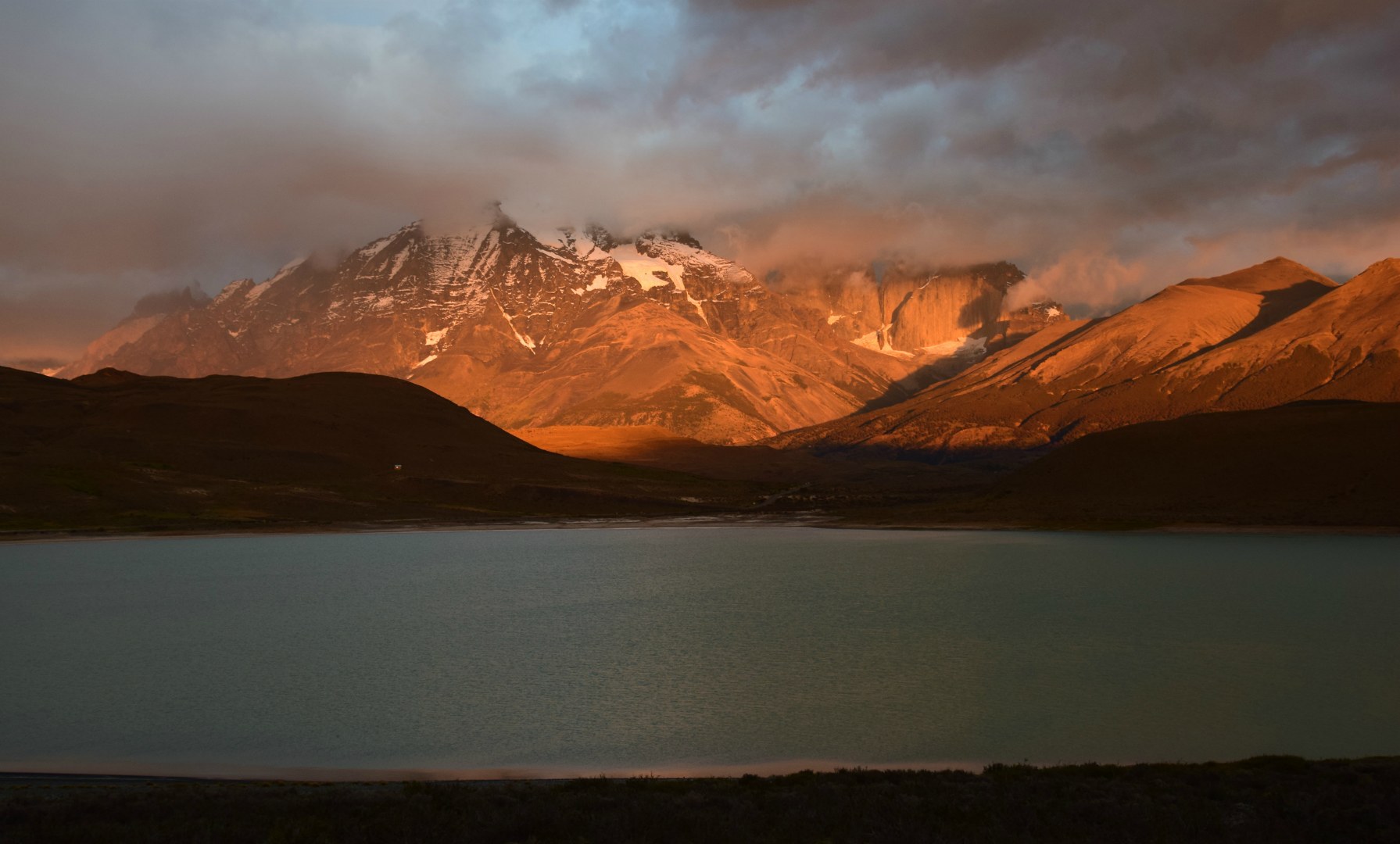 Early light over Laguna Amarga, Torres del Paine National Park