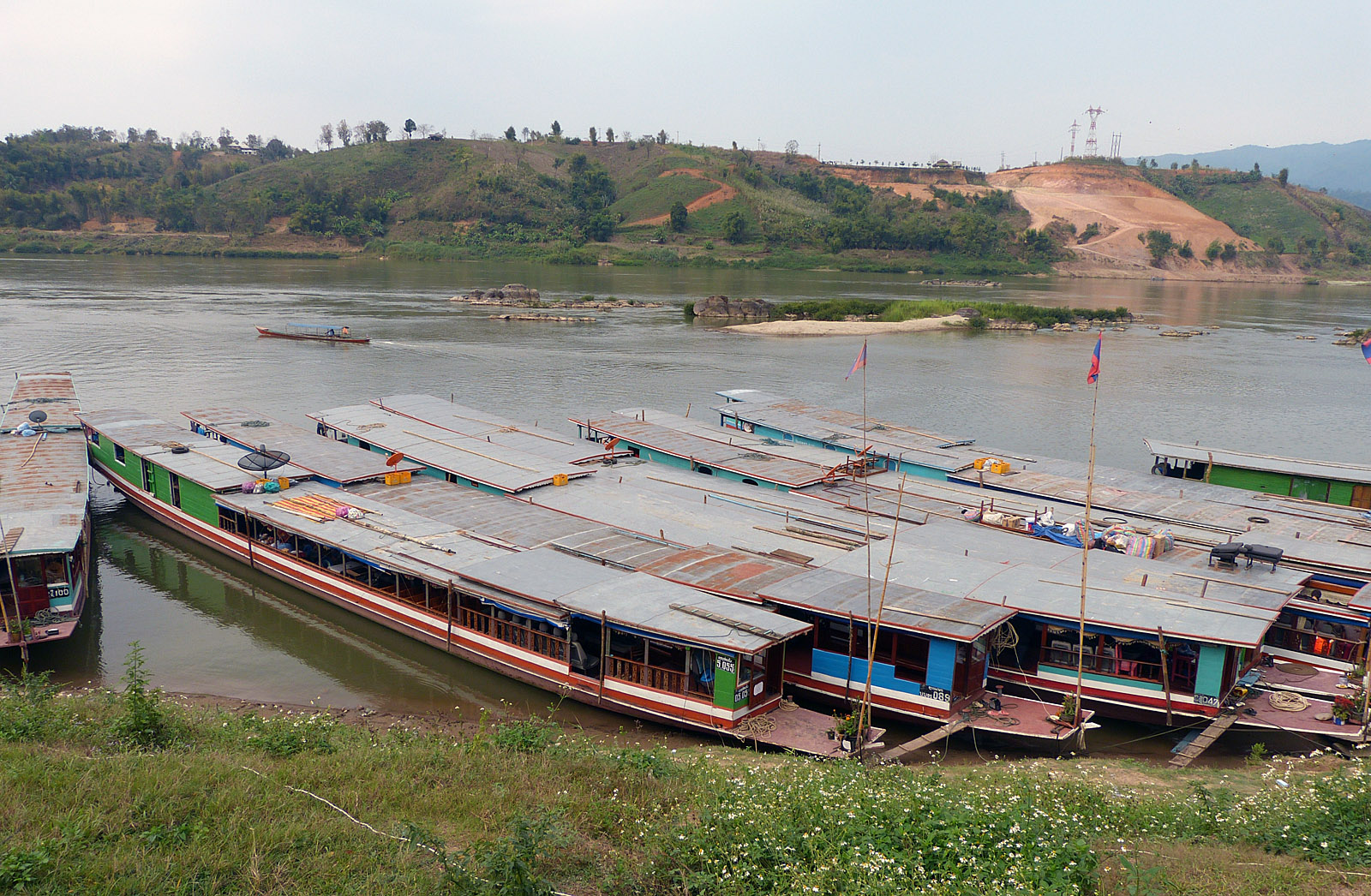 Longboats, Huay Xia, Laos