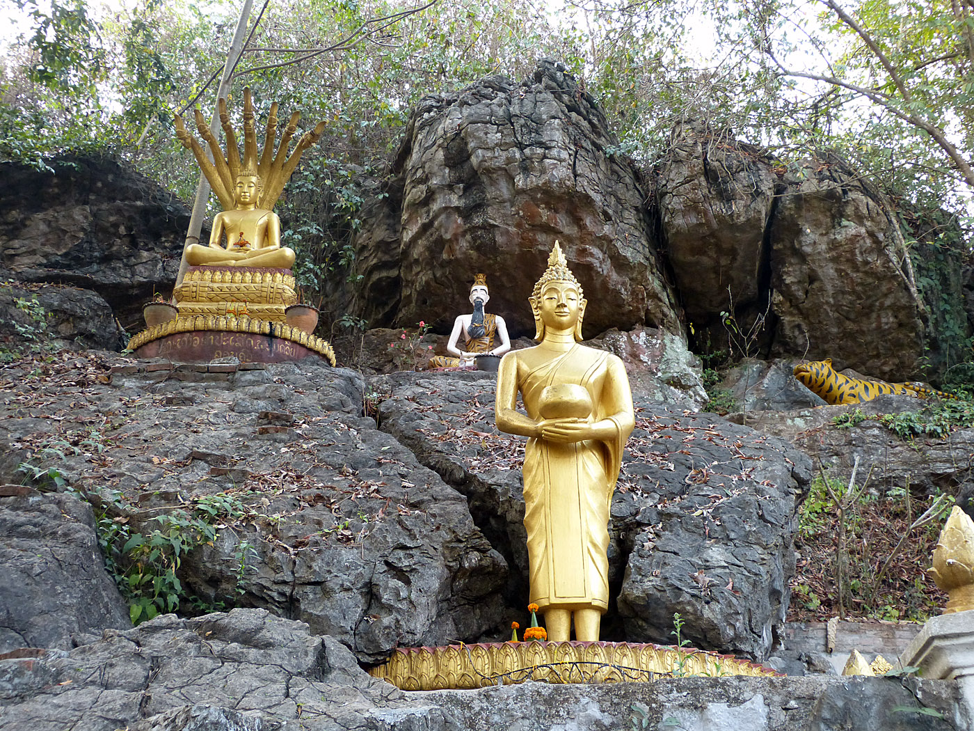 Buddha images, Phu Si, Luang Prabang, Laos