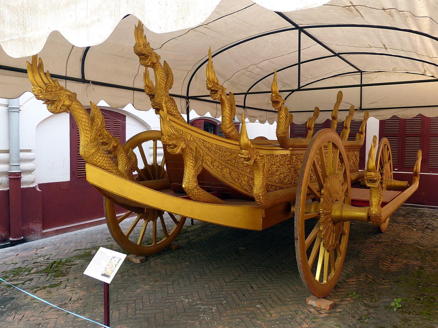 Carriage for Buddha, Royal Palace, Luang Prabang, Laos