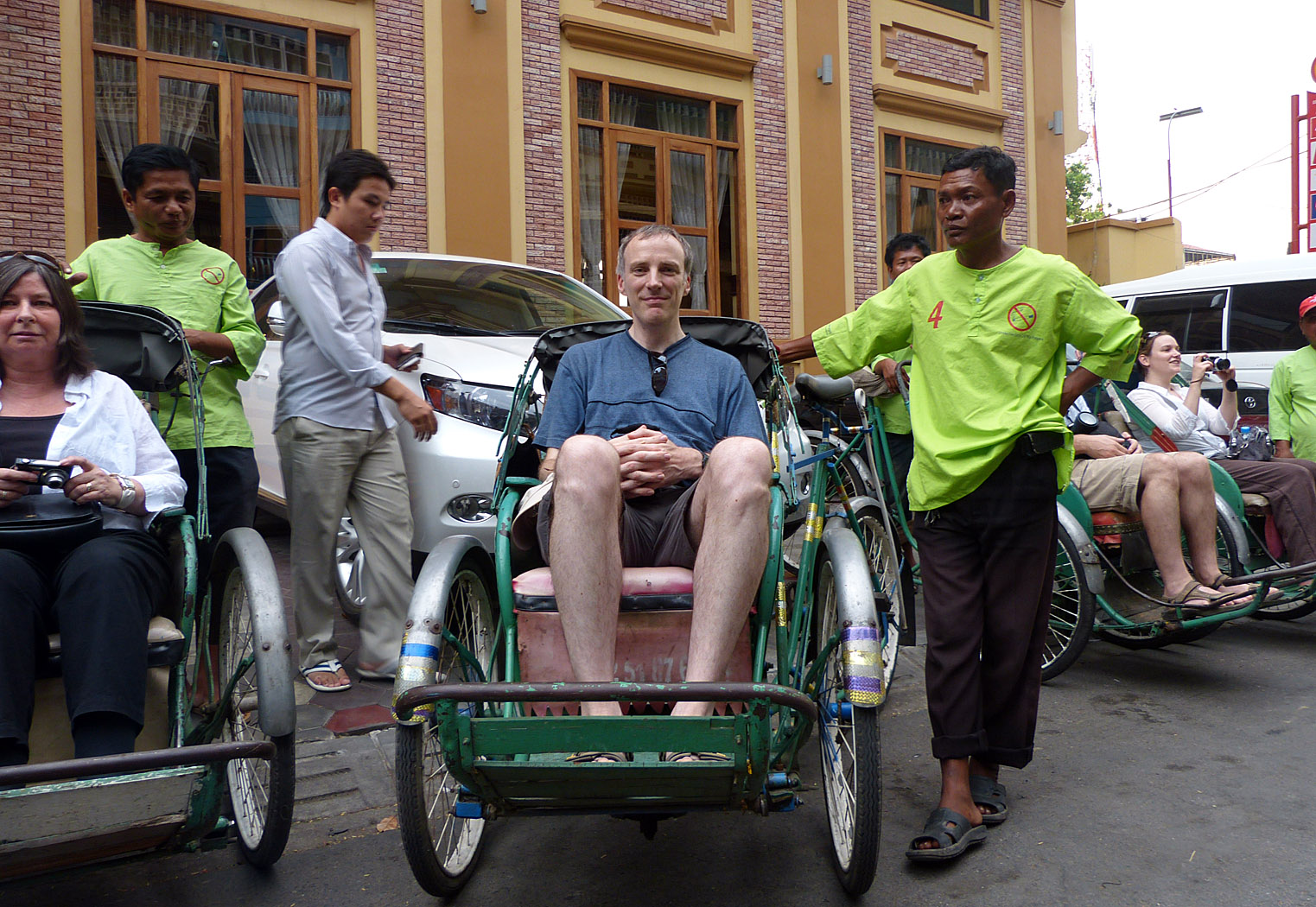 Cyclo tour, Phnom Penh, Cambodia