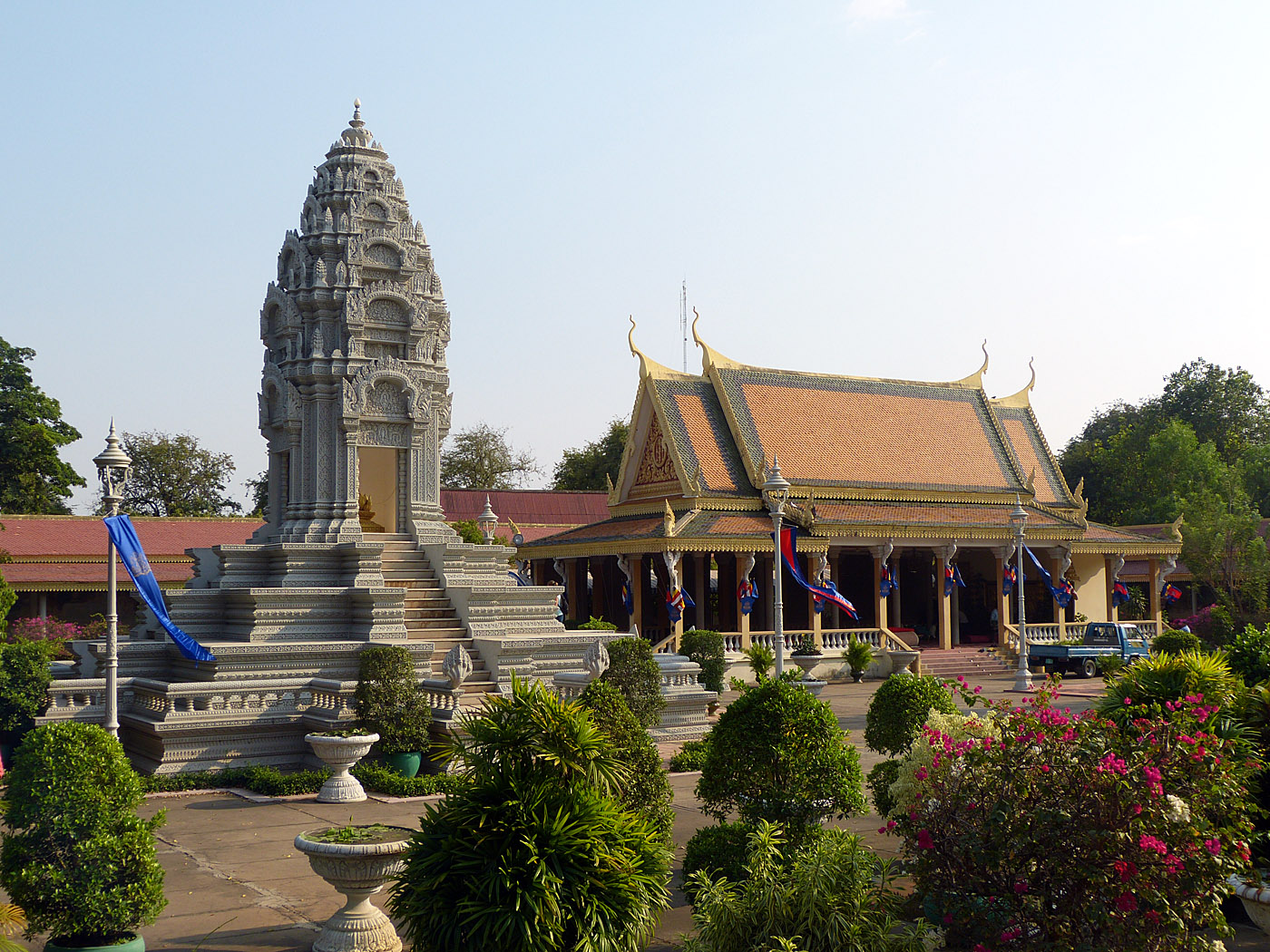 Kantha Bopha Stupa and Dhammasala, Royal Palace, Phnom Penh, Cambodia