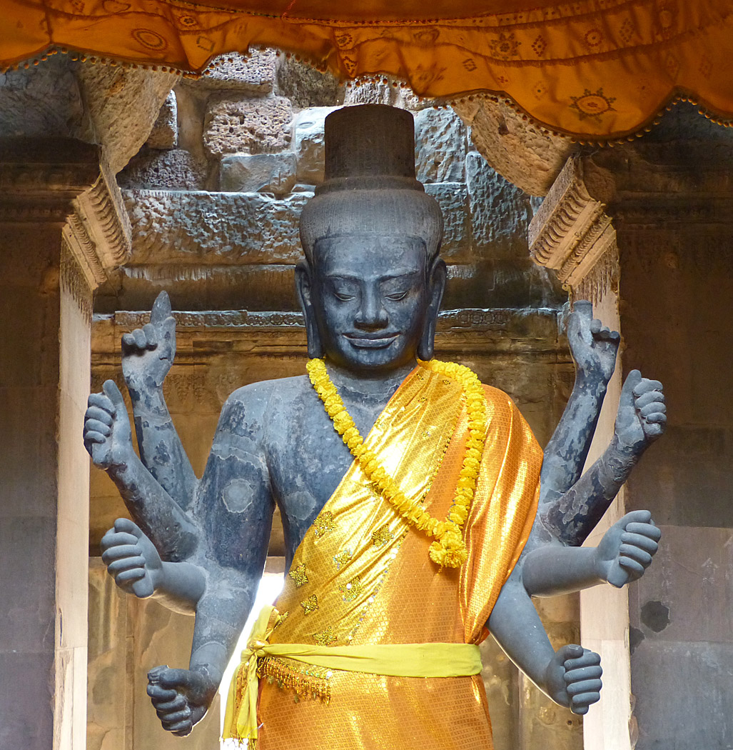 Shiva image, Angkor Wat, Cambodia