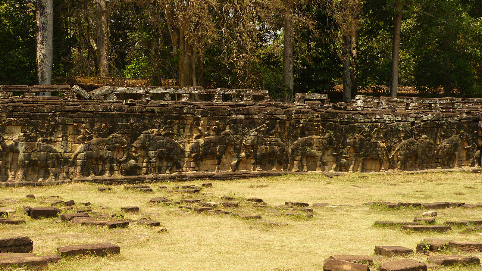 Terrace of the Elephants, Angkor Thom, Cambodia