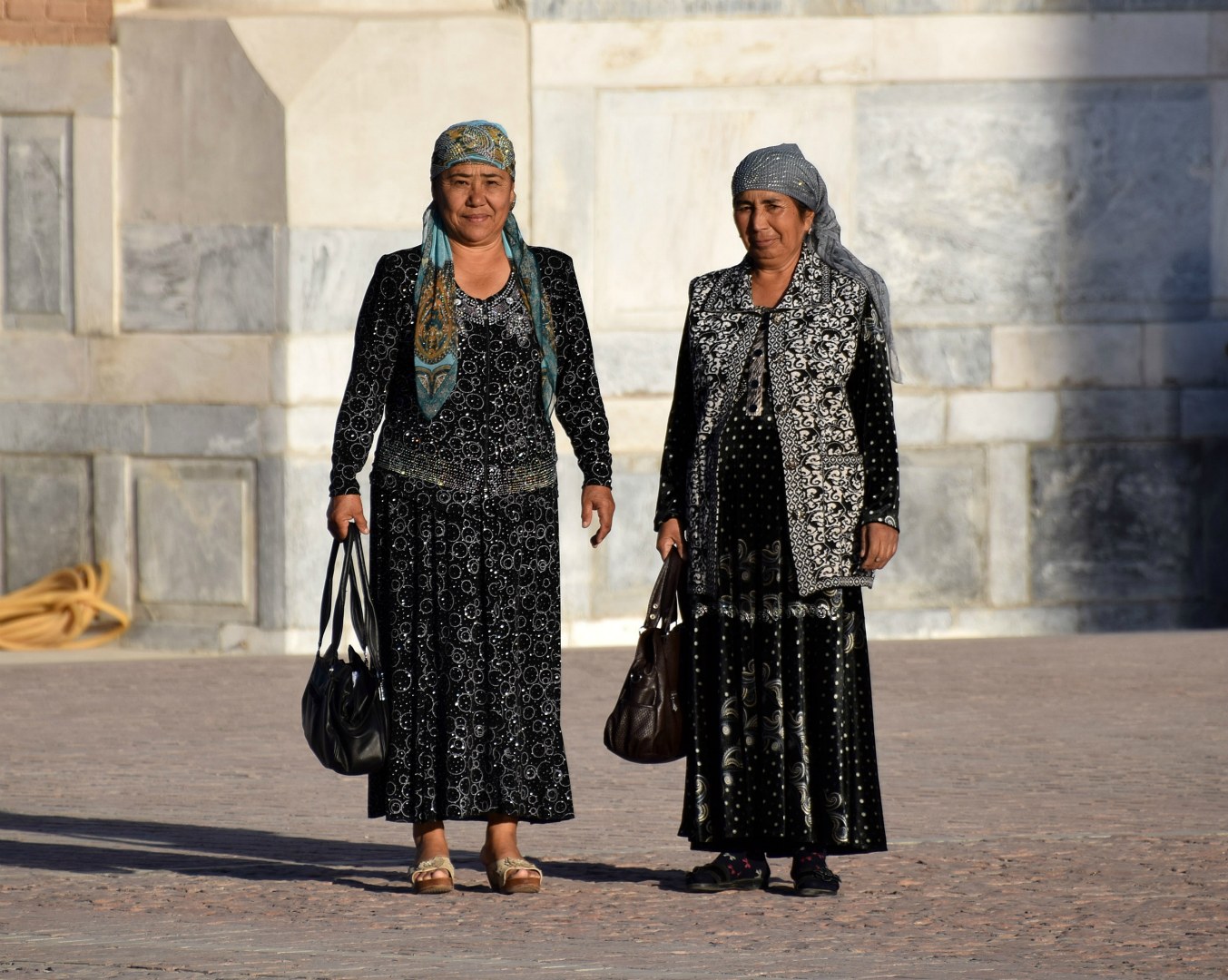 Local women, Registan Square, Samarkand