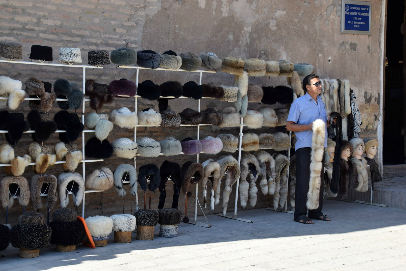Hats for sale, Khiva