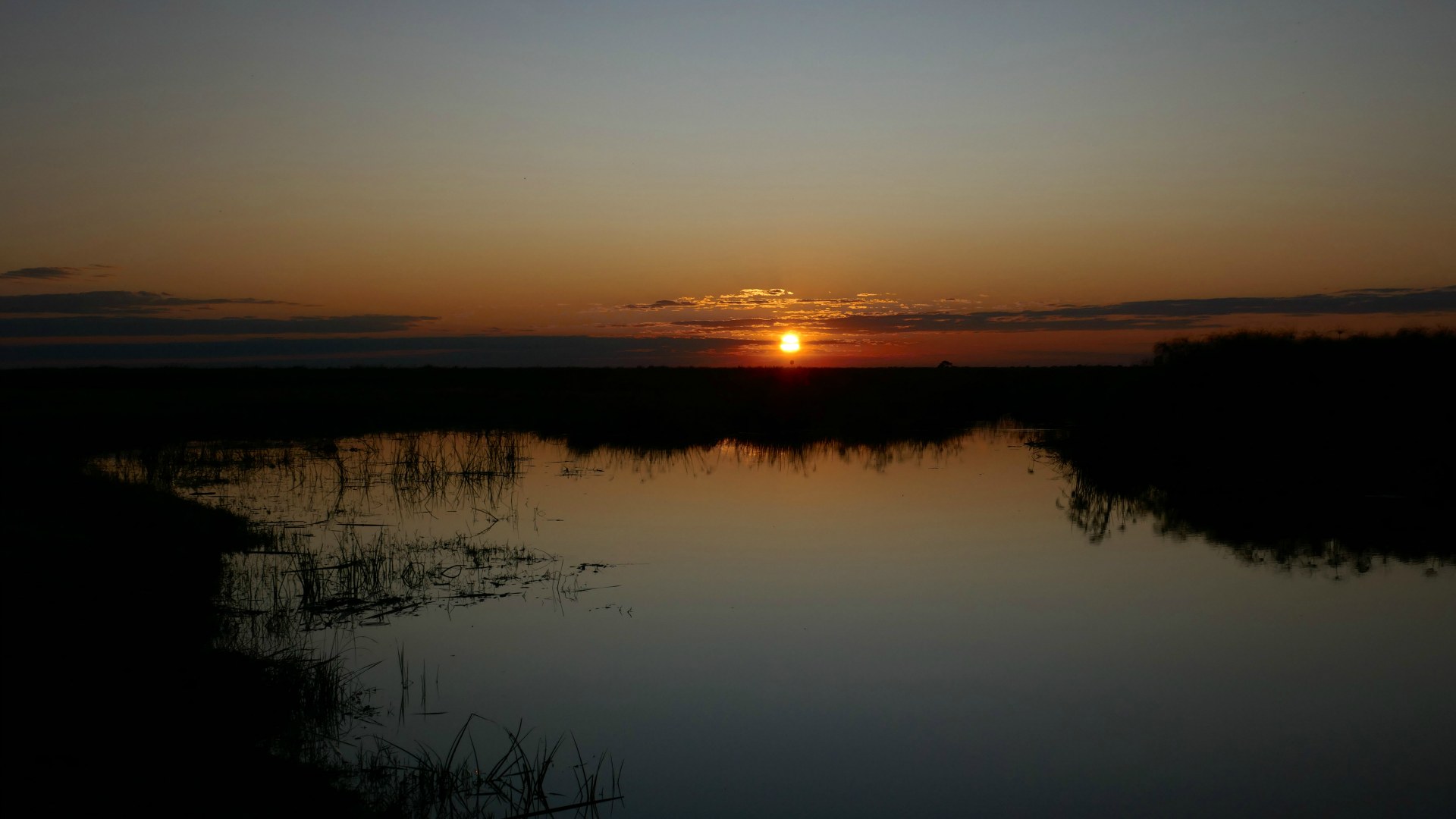 Sunset, Linyanti Reserve