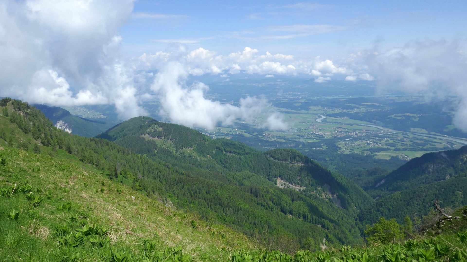 View from Karavanke Ridge